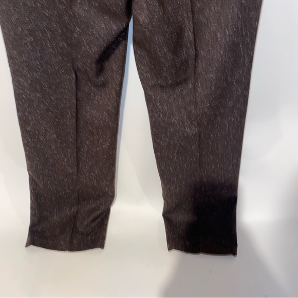 Studio Works Womens Dress Pants Slacks Size 10 Brown Herringbone Polyester Rayon - Picture 10 of 14